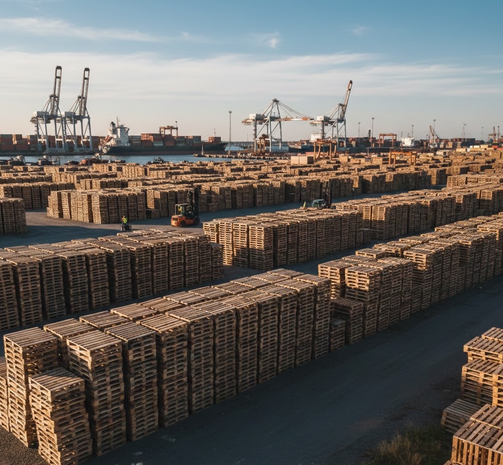 Pallet warehouse facility